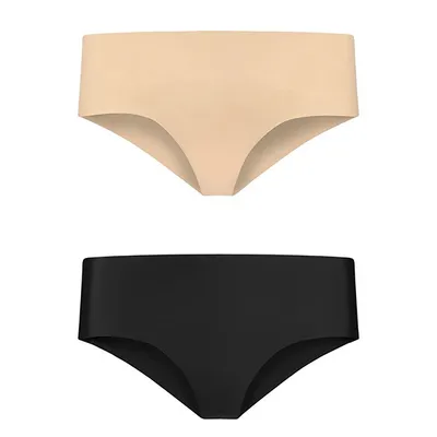 Produktbild von Bye Bra Invisible Hipster (Natur & Black 2-Pack) S