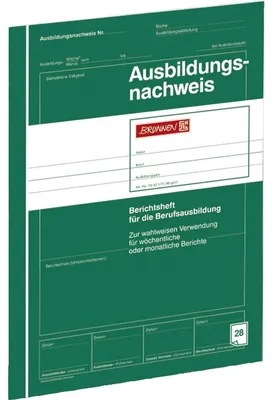 Image de BRUNNEN Cahier A4 Attestation de formation 1042577