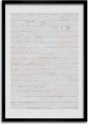 Produktbild von Bild - Bilderrahmen - 50 cm x 70 cm - MDF - Rahmen - Wandkunst Hölzerner Hintergrund