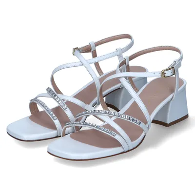 Produktbild von Unisa Damen Sandalen/ Sandaletten/ Brautschuhe KYTON Weiß Glattleder Größe: 37