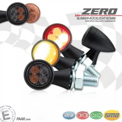 Produktbild von SMD-Blinker/RL Zero Alu schwarz