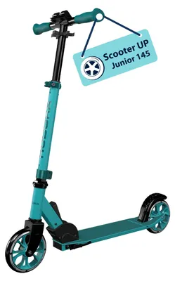 Produktbild von HUDORA Scooter Up 145 Junior - Teal - Hochwertiger & sicherer Kinder Roller ab 3