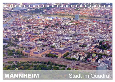 Immagine prodotto di Mannheim - La città nel quadrato (calendario da tavolo 2027, formato DIN A5 orizzontale), calendario mensile CALVENDO