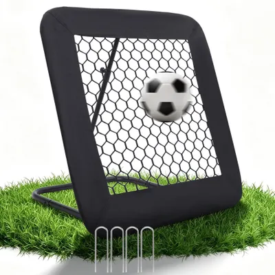 Produktbild von Fußballtrainer-Netz, 104x34x10 cm, zur Ballkontrolle und Verbesserung der Schusstechnik
