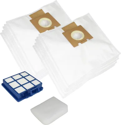 Immagine prodotto di MisterVac sacchetti per aspirapolvere compatibili 10 pezzi + filtri Hoover Telios Extra TX50PET