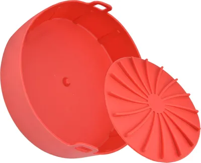 Fritteus -Silikon -Potkorb -Liner -Austausch fr mehr als 7,5 -Zoll -Zubeh?r rot