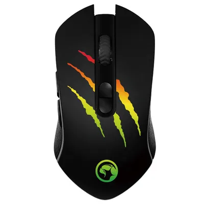 Image de Souris gaming Scorpion M425G noire, éclairage RGB, connexion USB, 7 boutons, 3200 dpi