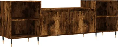 Obrázek produktu pro vidaXL TV skříňka kouřový dub 160x35x55 cm odvozený výrobek ze dřeva