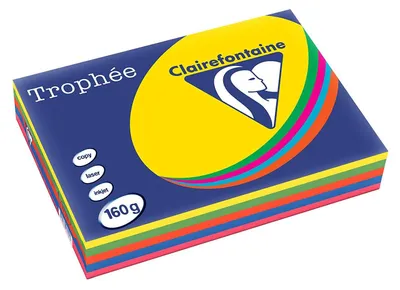 Zdjęcie produktu dla Wielofunkcyjny papier Clairalfa Troph'e, A4, intensywne kolory