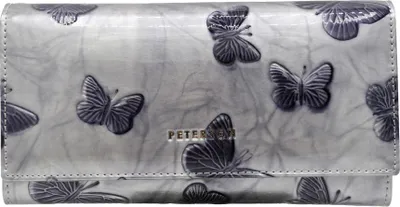 Produktbild von Peterson Portemonnaie aus Leder für Frauen Dorothea silber One size