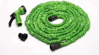 Produktbild von Flexibler Gartenschlauch 22,5M 75FT Wasserschlauch dehnbarer Flexischlauch für Autowäsche, Gartenbewässerung, Hof -Grün