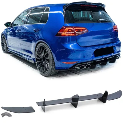Produktbild von Heckdiffusor Diffusor Stoßstange Splitter Performance für VW Golf 7 VII R 12-17