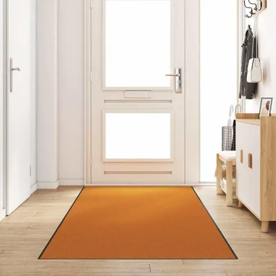 Immagine prodotto di Tappetino per esterni, arancione e nero, 120 x 350 cm, 100% poliammide