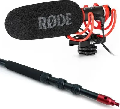 Image de Rode Microphone Videomic NTG avec boompole