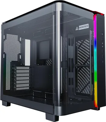 Obrázok produktu pre Montech KING 95, Midi Tower, PC, Čierna, ATX, micro ATX, Mini-ITX, SPCC, Temperované sklo, Hranie