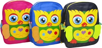 Imagen del producto de Mochila infantil con diseño de búho, ideal para el jardín de infancia y la escuela. Mochila colorida de 31 cm, resistente y ligera