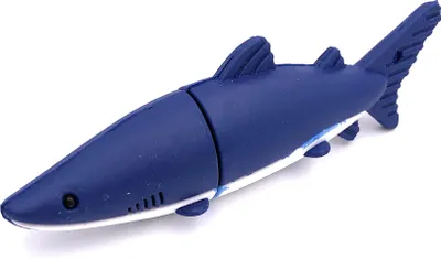 Produktbild von Onwomania Hai Fisch in Blau Funny USB Stick 8 GB USB 2.0