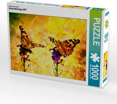 Produktbild von CALVENDO Puzzle Ein Motiv aus dem Kalender Schmetterlings-ART | 1000 Teile Lege-Größe 64x48cm Foto-Puzzle für glückliche Stunden