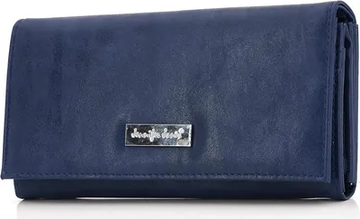 Produktbild von Damen mit vielen Kartenfächer - Geldbörse Kunstleder - Geldbeutel für Frauen (Navy)