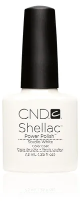 Produktbild von CND – Farbe – Shellac – Gellack – Studio White – 7,3 ml