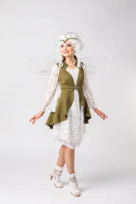 Produktbild von Weste Pixie Blossom grün Fantasy Elfe Mittelalter, Groesse:L/XL