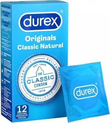 Immagine prodotto di Preservativi Durex Classic Natural 12 pezzi