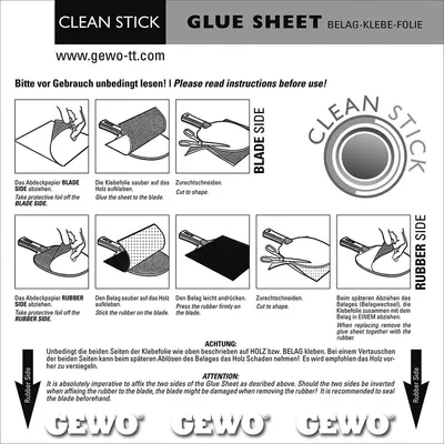 Produktbild von GEWO Klebefolie clean Stick