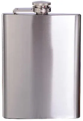 Produktbild von Flachmann - Taschenkolben - Flachmann - Platvink - 200ML - Edelstahl - Getränkeflasche - CHPN