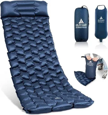 Immagine prodotto di Materasso gonfiabile da campeggio - Materasso resistente - Ingombro ridotto - Ultraleggero