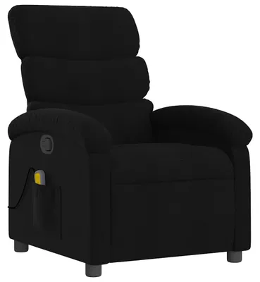 Produktbild von vidaXL Massage-Relaxsessel, schwarzer Stoff