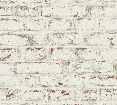 Produktbild von A.S. Création Steintapete Elements Tapete in Backstein Optik Vliestapete weiß rot beige 10,05 m x 0,53 m