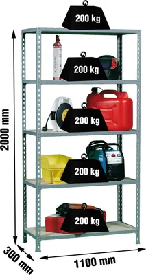 Obrázok produktu pre MADERCLICK SUPERPLUS 5/300 Kovový pás CINZA/MADEIRA