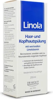 Image de Linola après-shampooing pour cheveux et cuir chevelu 200 ml