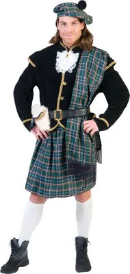 Produktbild von Schottischer Herrenanzug Blue Tartan 48-50