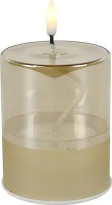 Produktbild von Dekoratives Wohnaccessoire Gelkrs Cannes geelas ro, gold, 8x8x13 cm
