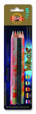 A package of colored pencils.