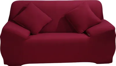 Obrázek produktu pro Pohovka Cover Stretch Fabric Sofa Cover Nábytek Protector 1/2/3/4 Seat Couch Cover (Red)