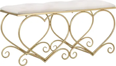 Produktbild von Casa Padrino Luxus Sitzbank Creme / Gold 105 cm - Wohnzimmer & Schlafzimmer Möbel