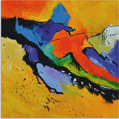 Produktbild von ARTland Wandbild Alu für Innen & Outdoor Abstrakt XI Größe: 40x40 cm