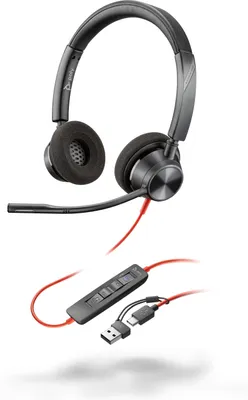 Immagine prodotto di Cuffie USB-C Poly Blackwire 3320 MS