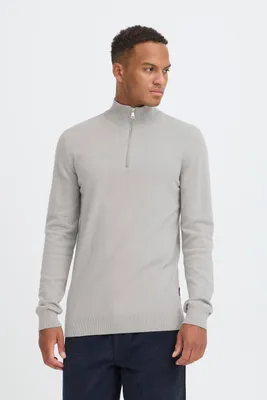 Produktbild von Blend BHBRYAN Herren Strickpullover Troyer Feinstrick Pullover Baumwollmischung regular fit