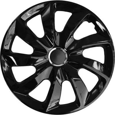 Produktbild von NRM Radkappen STIG, Schwarz 13" Zoll. (4 x Universal Radzierblenden/Radkappen)