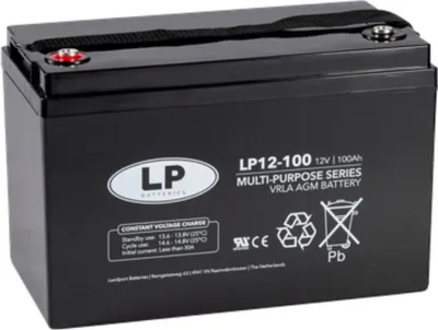 Image de Landport Batterie au plomb 12V 100Ah AGM Batterie NSA LP12-100 T11