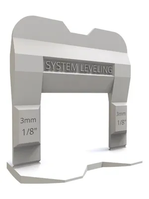 Immagine prodotto di Clip di livellamento spessore 3 mm 100 pezzi confezione 3-12 mm altezza