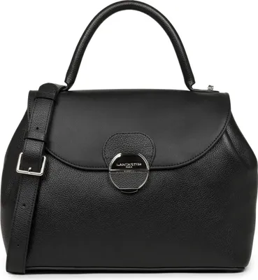Image de Lancaster Sac à main A rabat avec fermoir L Pia Noir