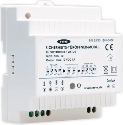 Produktbild von Elektronisches Sicherheits-Türöffner-Modul für Hutschiene M-E SDO-10