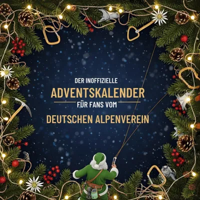 Produktbild von Der inoffizielle Adventskalender für Fans vom Deutschen Alpenverein