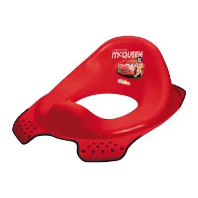 Image de Lorelli Rehausse WC BD Protection anti-éclaboussures forme ergonomique base antidérapante en rouge