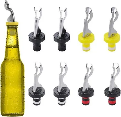 Obrázek produktu pro Univerzální uzávěry na láhve, 8 kusů, na pivo a víno