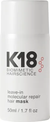 Produktbild von K18 Haarmaske mit K18PEPTIDE™ für geschädigtes Haar, 4 Min. Einwirkzeit, 50ml